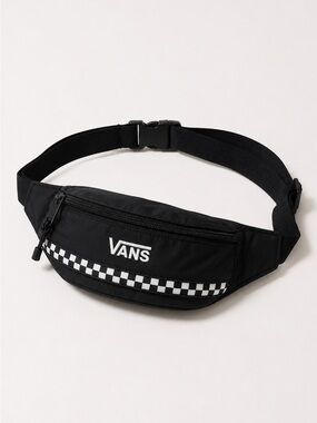 Vans Black Checkerboard Sling Bag Crossbody Waist Pack